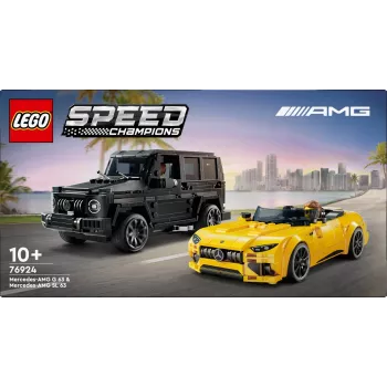 LEGO Speed Champions Mercedes-AMG G 63 & Mercedes-AMG SL 63 76924, Daudzkrāsains