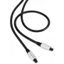 SpeaKa Professional Toslink digitālā audio savienojuma kabelis [1x Toslink spraudnis (ODT) - 1x Toslink spraudnis (ODT)] 1.50 m Melns SuperSoft apvalks SpeaKa Professional (SP-7870568)