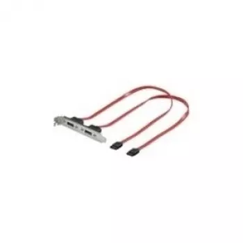 Wentronic goobay SATA pārsega plāksne, iekšējā/ārējā - Serial ATA 150/300 - SATA (siev.) uz eSATA (vīr.) - 50 cm (93046)