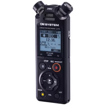 Audio ierakstītājs Olympus LS-P5 Melns 149h ieraksta laiks 72h akumulatora darbība