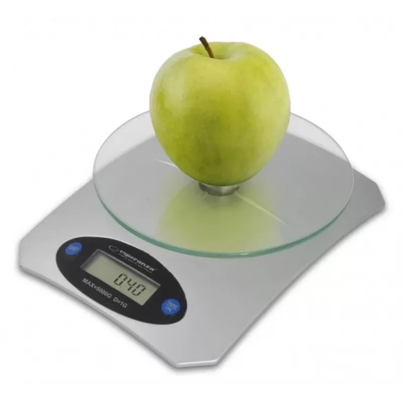 Virtuves svari ESPERANZA Avocado Grey — 5 kg, bambusa platforma, g/lb/oz