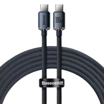 USB kabelis Baseus CAJY000701 2 m USB-C Melns 0.48 Gbit/s