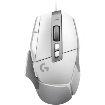 Spēļu peles komplekts Logitech G G502 X ar G240 cieto spēļu peļu paliktni — labā roka, optiskais 25600 DPI, USB Type-A, 13 pogas, balts