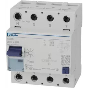 Doepke DFS4 040-4/0.30-PVFI Automātslēdzis 4p 40 A 0,3 A (09136804)