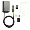 Green Cell HabuDen EVGC021B2250 Wallbox elektroauto uzlādes stacija 22 kW 32A, Type 2, 5 m kabelis, NFC, Bluetooth, Wi-Fi, alumīnijs