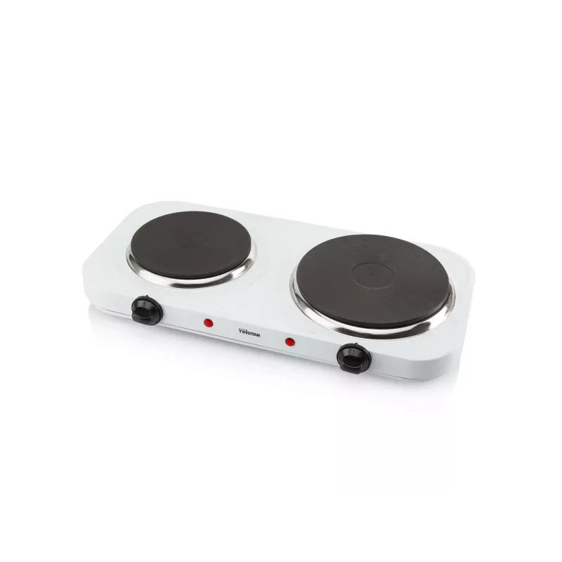 Tristar Divu Plītu Elektriskā Plīts KP-6245, 2500W, 15,5/18,5 cm