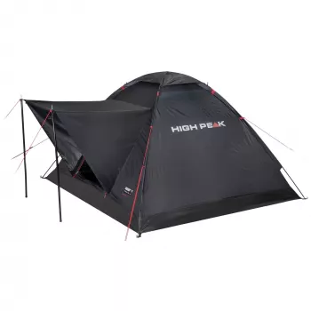Piramīdas telts High Peak Beaver 3 3 personām cietais rāmis ūdensizturīga 150 cm