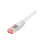 Tecline savienojuma kabelis RJ-45 (tēviņš) uz RJ-45 (tēviņš) 1,5 m SFTP PiMF CAT 6 Halogēna nesaturošs, Snagless balts (715015W)