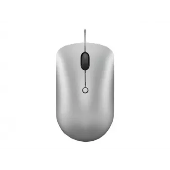 Vadu optiskā ambidekstrāla pele Lenovo 540 USB Type-C, pelēka, 4 pogas, 1,8 m kabelis