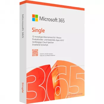 Microsoft 365 Personal [DE] 1 gada abonements bez datu nesēja FY25H2 operētājsistēmai Windows >10 / MacOS
