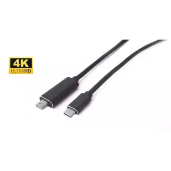 Microconnect USB3.1CMDP3 USB grafikas adapteris 3840 x 2160 pikseļi Melns