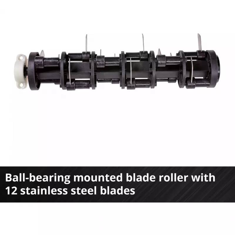 Skarifikators / Zāliena aerators EINHELL GC‑SC 18/28 DS Li‑Solo — darba platums 28 cm, bezvadu (tikai instruments)