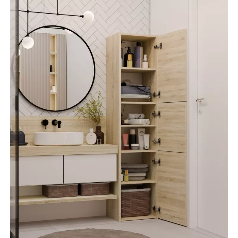 Vannas istabas skapis Topeshop S43 SONOMA Ozols