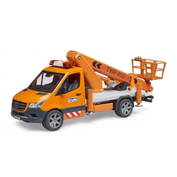 BRUDER MB Sprinter darba platforma, ieteicamais vecums 3+