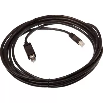 AXIS tīkla kabelis - RJ-45 (vīriešu) uz RJ-45 (vīriešu) - 5 m - CAT 6 - āra - Melns