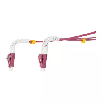 Synergy 21 LWL-2-Faser-Patchk. 7.5mtr.LC-LC 50/125um OM4 AD 2mm flexible Knickschutztülle - Multimode-Faser - 7,5 m