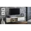 Cama TV skapis SIGMA1 180 sonomas ozols/balts glancēts