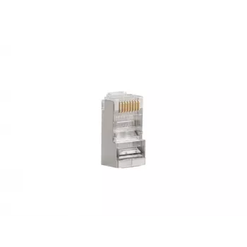 Lanberg PLS-5000 RJ-45 savienotājs, nerūsējošais tērauds, caurspīdīgs (PLS-5000)