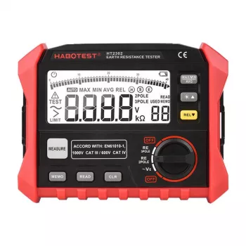 Habotest HT2302 Digitālais zemējuma pretestības mērītājs