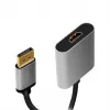 LogiLink CDA0108 video kabeļa adapteris 0.15 m DisplayPort-HDMI melns pelēks