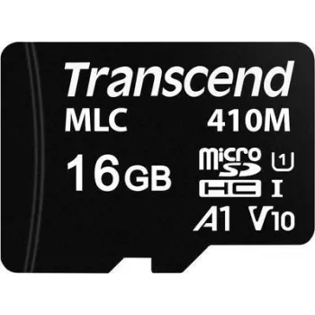 Transcend 410M 16 GB MicroSDHC MLC Class 10 atmiņas karte (TS16GUSD410M)