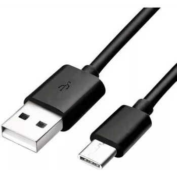 Samsung EP-DG970BBE Datu kabelis / Lādētājs USB Type C Galaxy 10/10e/10+ 1,2m Melns