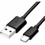 Samsung EP-DG970BBE Datu kabelis / Lādētājs USB Type C Galaxy 10/10e/10+ 1,2m Melns