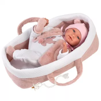Leļļu lelle Llorens Mimi Rosa 42 cm — Llorens 74012, vinila un tekstila, kustīgas ekstremitātes