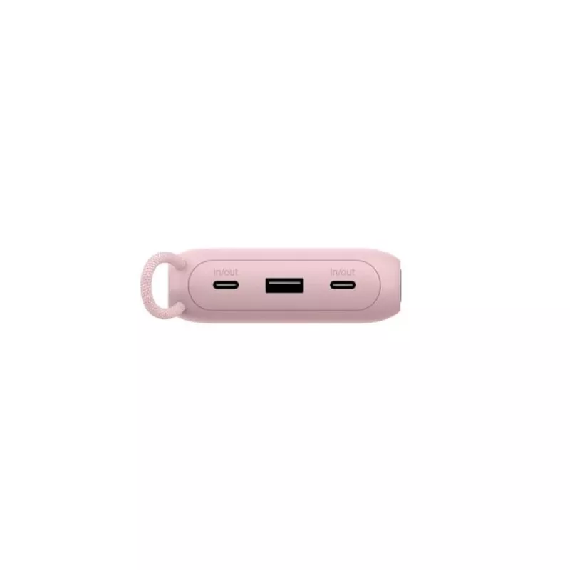 Power bank Belkin BPB028HQPK 20000 mAh — 2× USB-C, 1× USB-A, Rozā