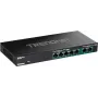 TRENDnet TPE-TG327 - Nenodrošināts slēdzis - 5 x 10/100/1000 (PoE+) + 2 x 10/100/1000/2.5G (PoE+) - sienas montāžai - PoE+ (70 W) - TAA atbilstīgs
