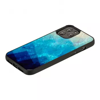 Aizsargmaciņš iKins Apple iPhone 12 Pro Max — zils ezera un melns