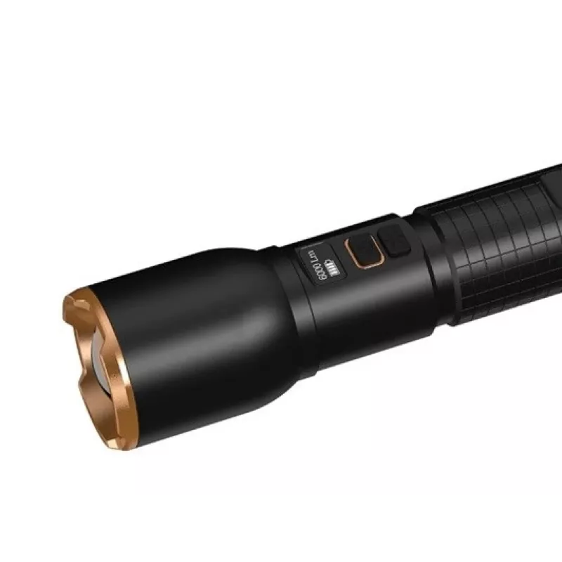 Lukturis Duracell DF6000R Dāvanu Kaste – uzlādējams rokas lukturis, melns