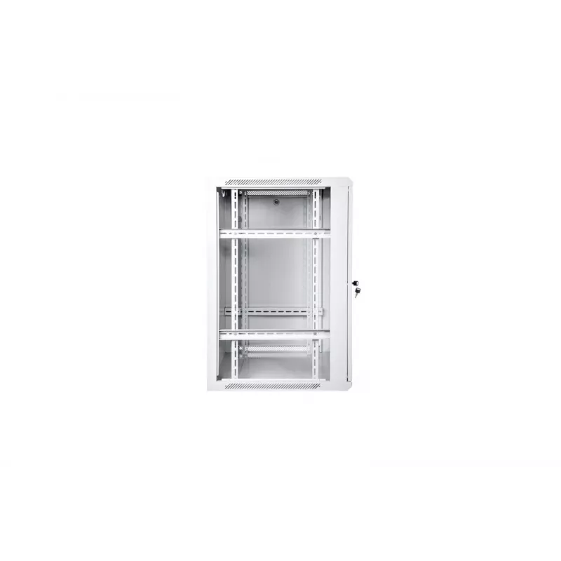 Digitus DN-W19 15U/600 sienas stiprinājuma skapis 19 inch 15U gaiši pelēks RAL 7035