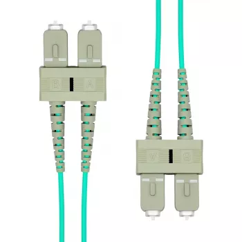 Optiskās šķiedras kabelis ProXtend FO-AQSCSCOM4D-0015 OM4 Duplex SC-SC UPC, 1,5 m