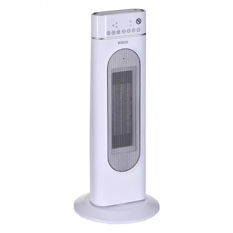 Keramiskais sildītājs NOVEEN PTC3000, 2000 W (1200 W min), LED displejs, taimeris, tālvadība, šūpošanās, balts
