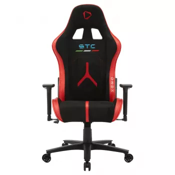 ONEX STC Alcantara L Series biroja/datorspēļu krēsls, melns/sarkans