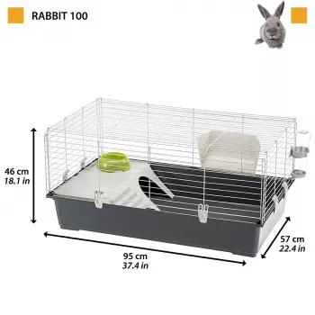 FERPLAST Rabbit 100 - Būris trušiem