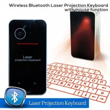 Lāzera projekcijas tastatūra Doy modelis kompakta pārnēsājama virtuālā Bluetooth tastatūra