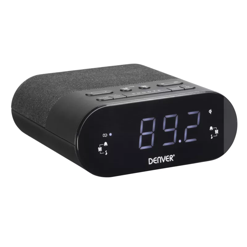 Denver CRQ-107 Digitālais modinātājpulkstenis Melns