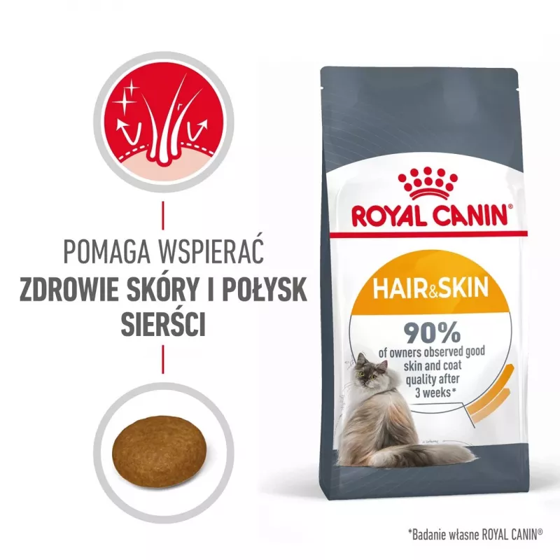 ROYAL CANIN Hair&Skin Care Adult - sausā barība kaķiem - 400g