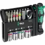 Wera Tool-Check Modular Imperial mini sprūdrata, uzgriežņu atslēgu un uzgaļu komplekts, 21 daļas (05049001001)