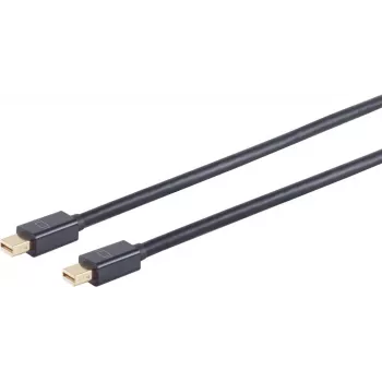 Mini DisplayPort uz Mini DisplayPort kabelis ShiverPeaks BS10-51025, 1 m, apzeltīti kontakti