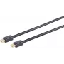 Mini DisplayPort uz Mini DisplayPort kabelis ShiverPeaks BS10-51025, 1 m, apzeltīti kontakti