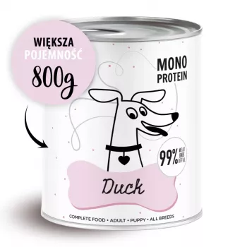 PAKA ZWIERZAKA Pepe Duck mitrā suņu barība - 800g
