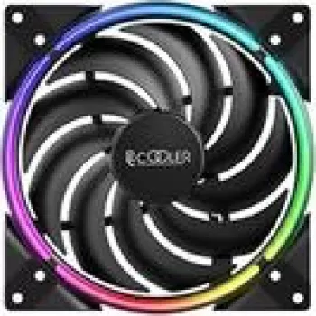 PCCOOLER CORONA-MAX-FRGB 140mm korpusa ventilators, 1000–2000 RPM, ARGB apgaismojums