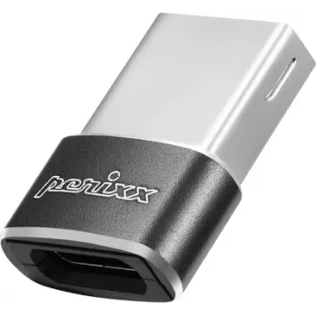Perixx USB 2.0 Adapteris [1x USB 2.0 Spraudnis A - 1x USB 2.0 Ligzda C] PERIPRO-408 (12128)