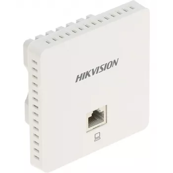 Bezvadu piekļuves punkts Hikvision DS-3WAP521-SI — divjoslu 2.4/5 GHz, 1200 Mbit/s, PoE, 1x RJ-45, balts