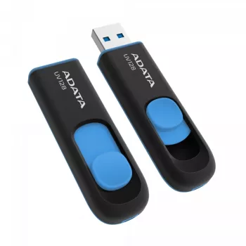 ADATA 64GB DashDrive UV128 USB zibatmiņa USB Type-A 3.2 Gen 1 Melns, Zils