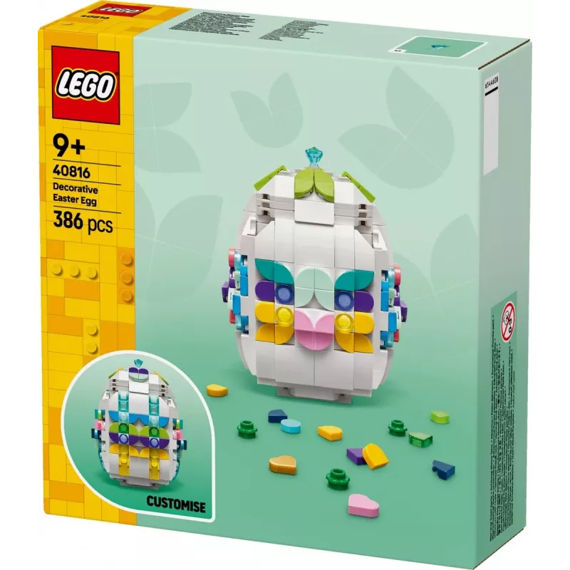 LEGO Blocks 40816 Dekoratīvā Lieldienu ola