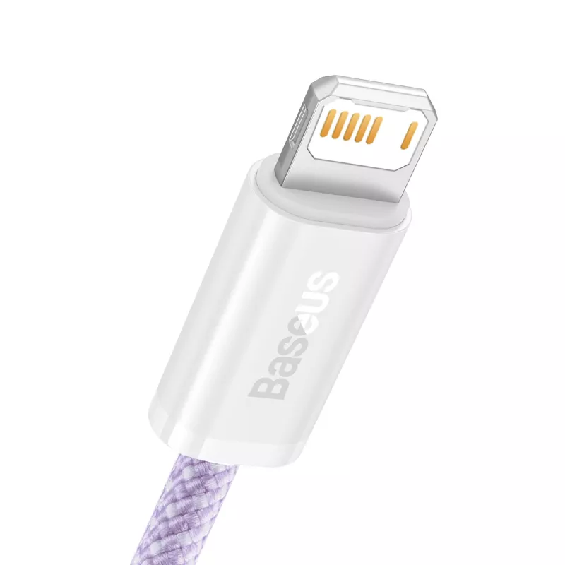 Baseus Dynamic kabelis USB uz Lightning, 2.4A, 2m (Violeta)